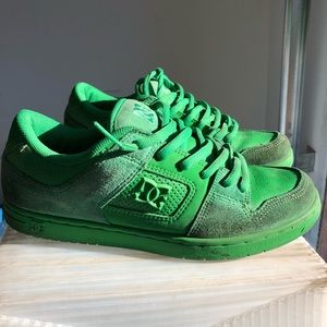 Green DC Shoes sz 10.5